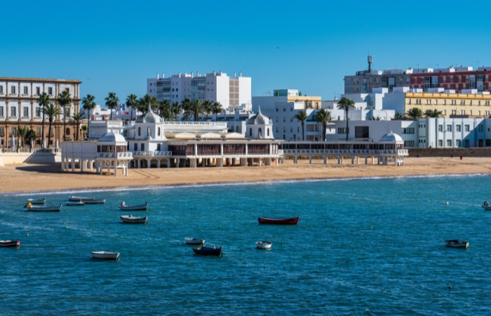 Playa de la Caleta en Cádiz