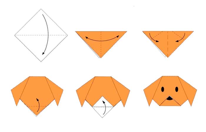 Origami de perro