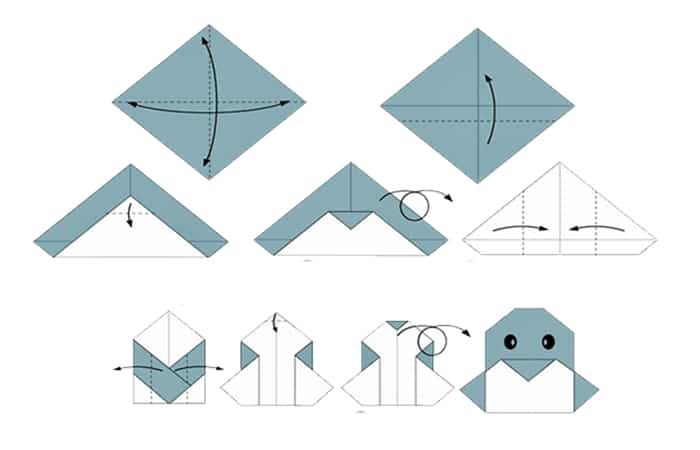 Origami de pingüino
