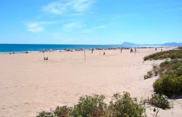 Playa de Xeraco en Valencia