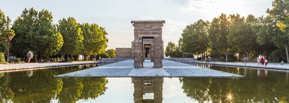 Templo de Debod. Verano en Madrid