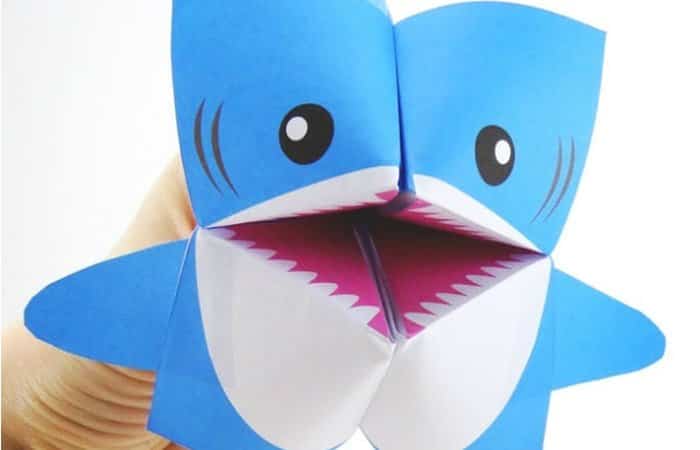 manualidades de tiburones para niños
