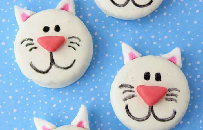 Recetas con galletas Oreo: Gatitos