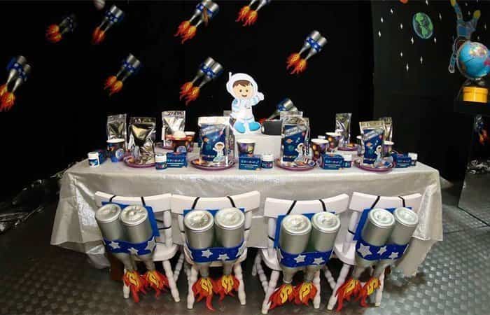 Cómo preparar un cumpleaños infantil espacial
