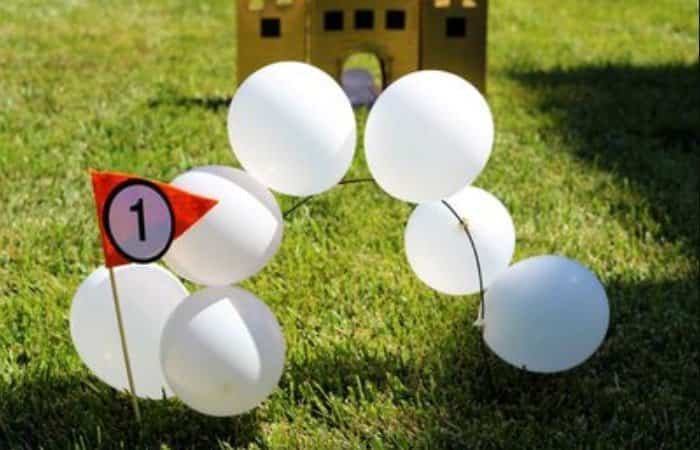 Minigolf, juegos al aire libre para niños