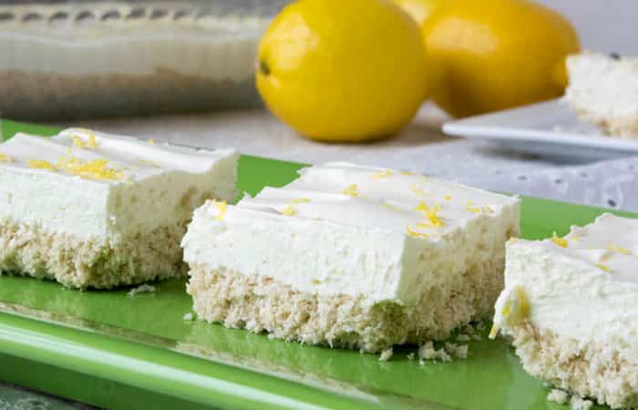 Pastel de queso y limón