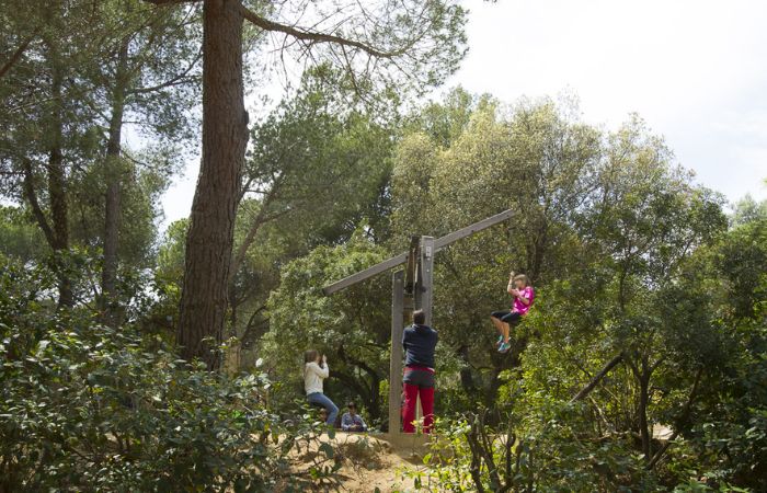 Parc del Castell de l'Oreneta, un bosque en medio de la ciudad