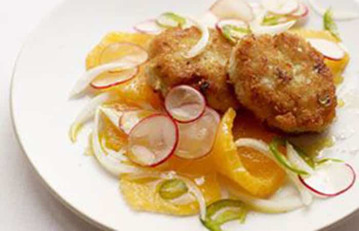 Recetas de pescado, bacalao con salsa de naranja