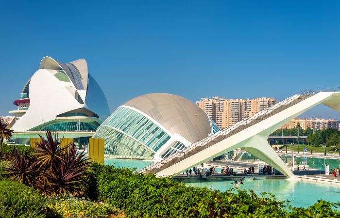 El Hemisfèric de la Ciudad de las Artes y las Ciencias en Valencia