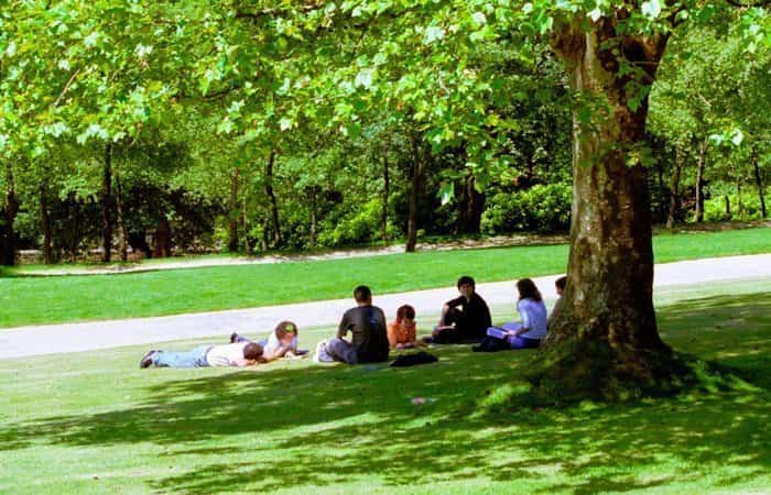 Parque de San Domingos de Bonaval en Santiago de Compostela