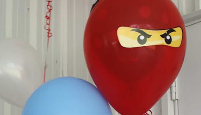 fiesta ninjago globos