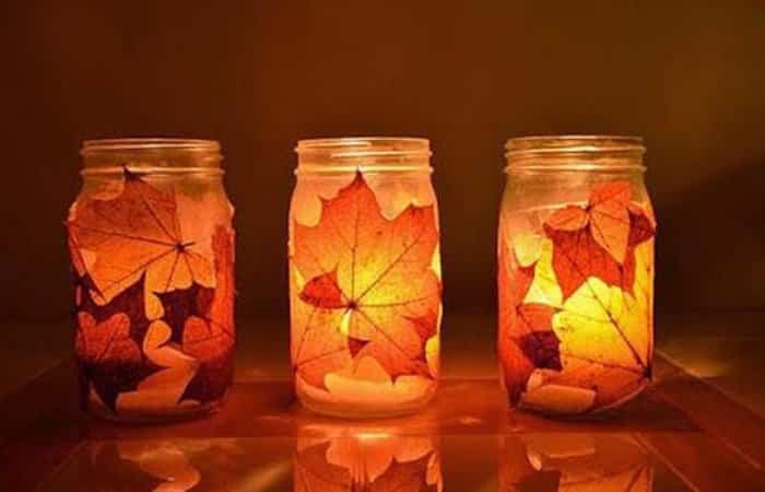 Manualidades de otoño: luces de otoño