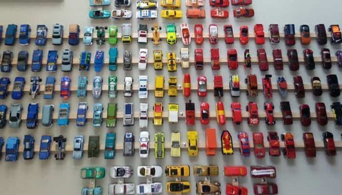 coches de juguete decoración
