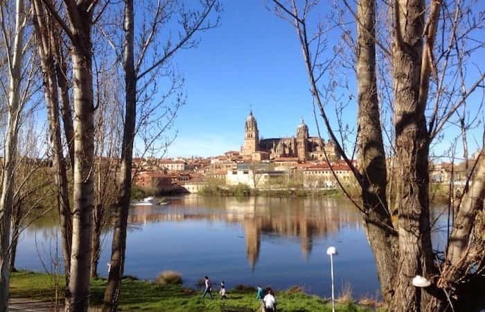 Ribera del río Tormes en Salamanca