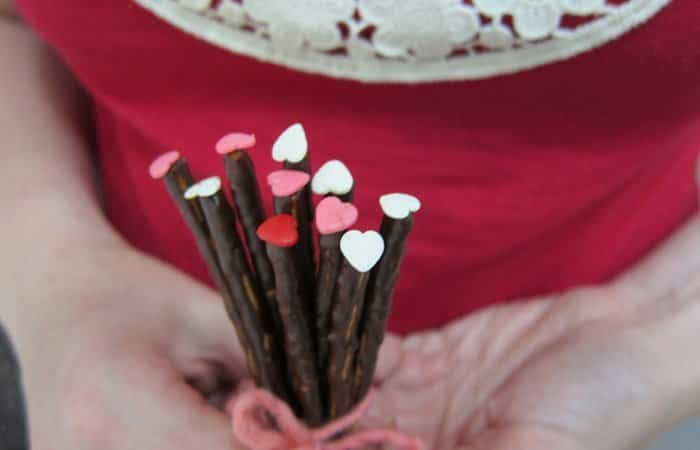 Recetas fáciles para San Valentín, ramo de chocolate