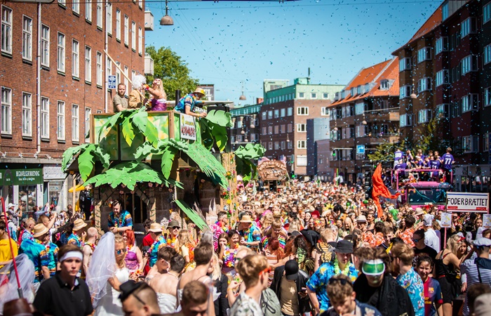 Desfile en el Carnaval de Aalborg, Dinamarca