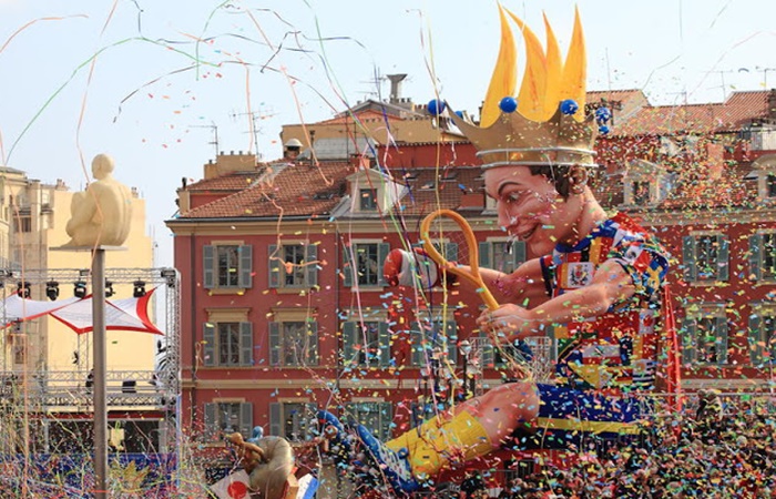 Desfile en el Carnaval de Niza
