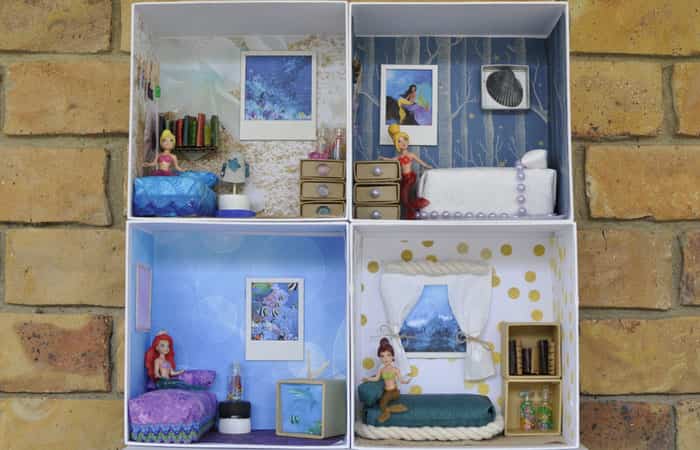 Hacer juguetes en casa: casa de muñecas
