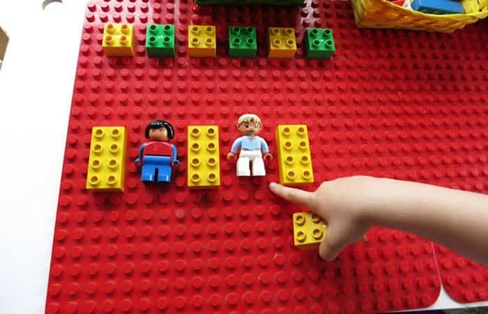 patrones para niños de preescolar con Lego