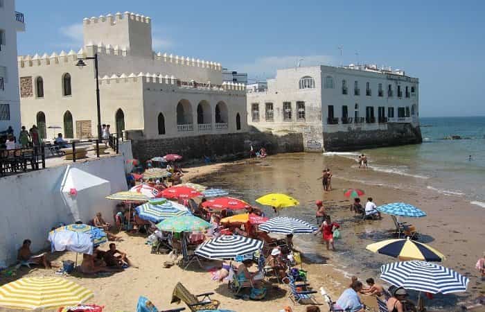 Playa de la Cruz del Mar en Chipiona, Cádiz