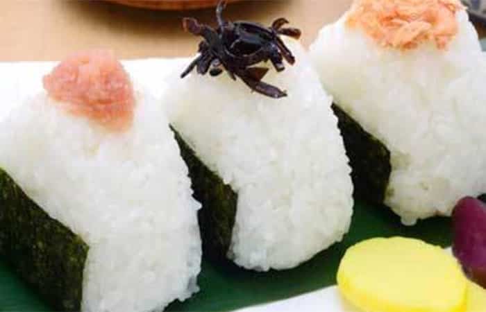 Recetas de arroz bolas de onigiri