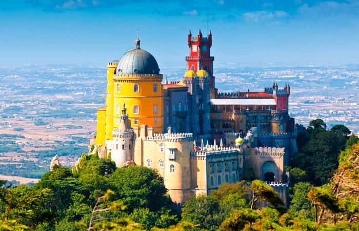 Palacio da Pena en Sintra, Lisboa