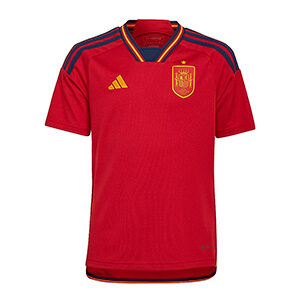 La camiseta de la selección española de fútbol'