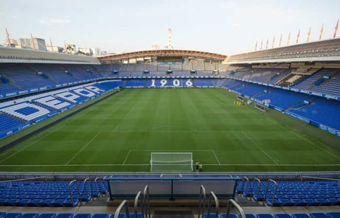 Estadio Municipal de Riazor en A Coruña