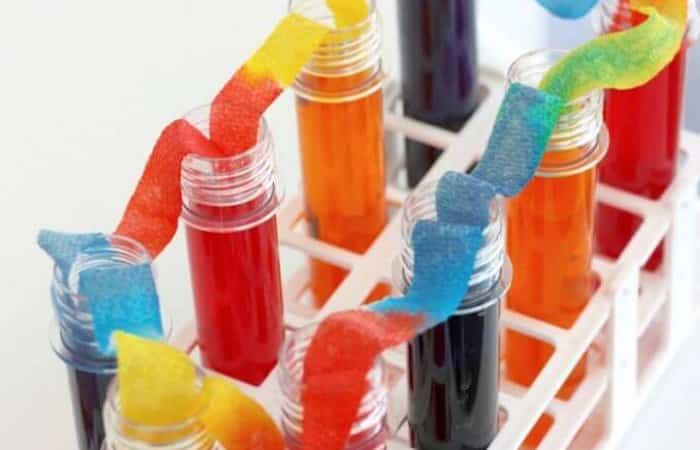 experimentos con agua para niños de colores