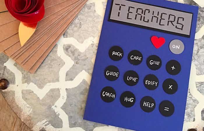 tarjetas para profesores calculadora
