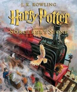 Portada de Harry Potter and the Sorcerer's Stone: Edición ilustrada