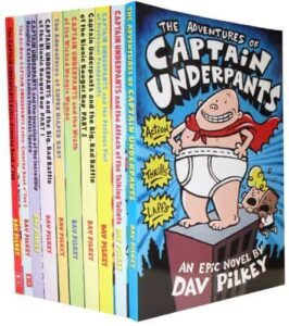 The adventures of Captain Underpants, libros para niños en inglés
