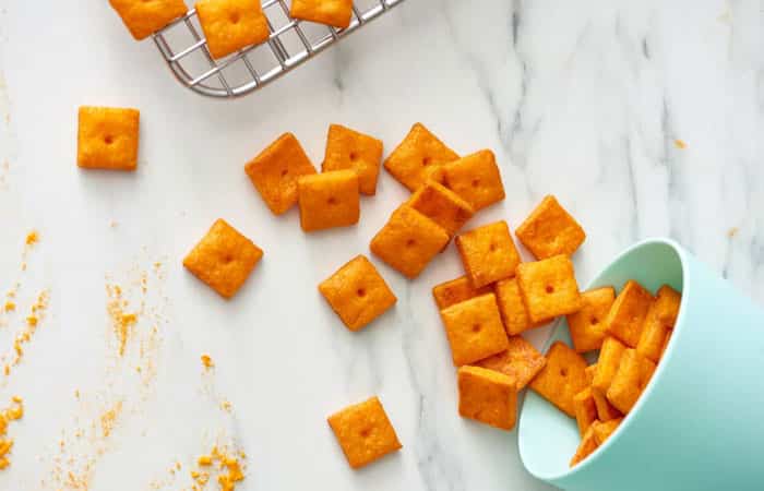 Snacks con queso: Crackers caseras