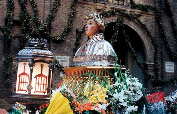 Ofrenda al Santo, Fiestas de San Lorenzo de Huesca