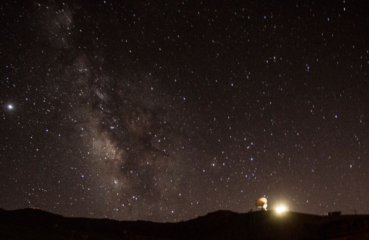 cielo nocturno en Sierra Nevada