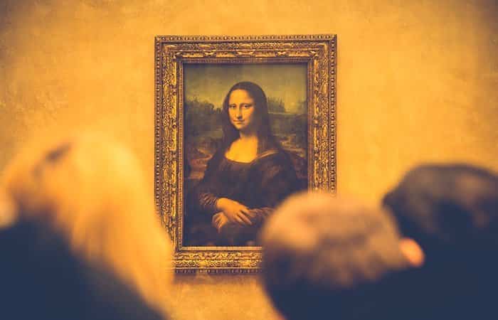La Mona Lisa en el Museo del Louvre de Paris