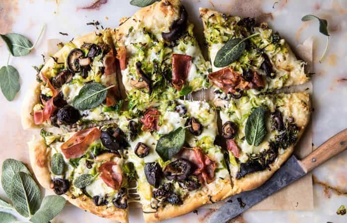 pizzas saludables champiñón
