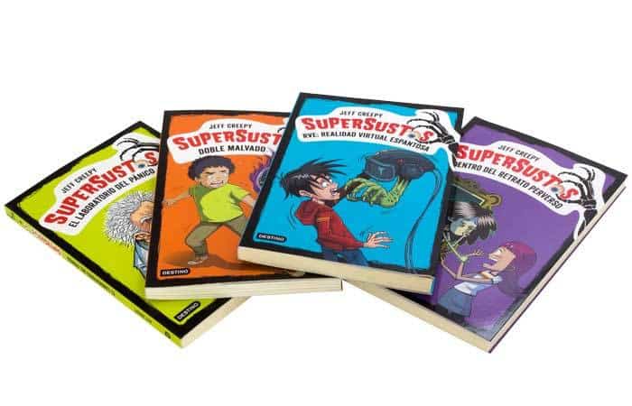 Colección Supersustos, libros de miedo para niños