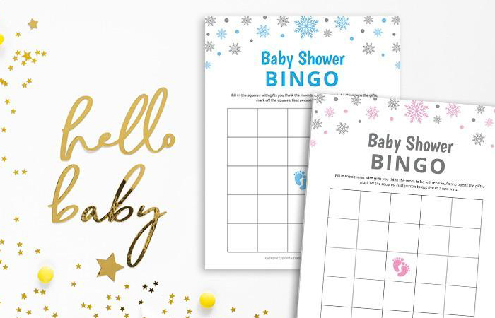 bingo para baby shower