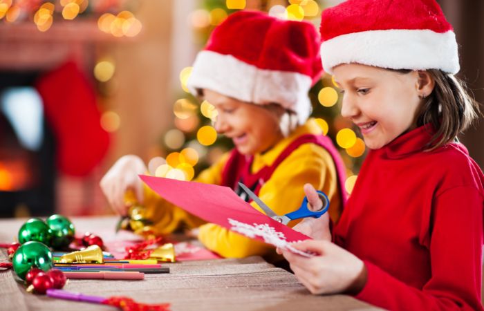 Planes navideños con los niños: hacer christmas