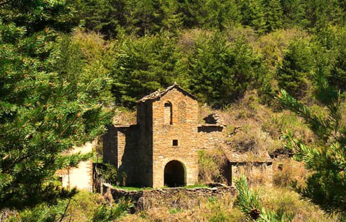 Pueblo abandonado de Ainielle en Huesca