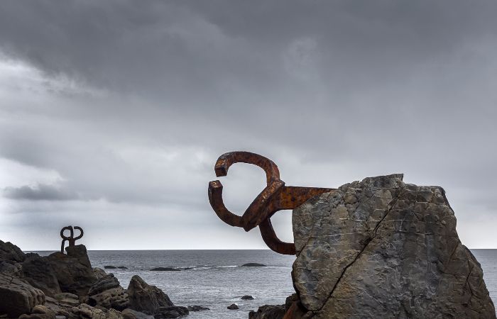 Esculturas de Chillida en San Sebastián