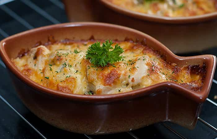 arroz al horno con champiñones