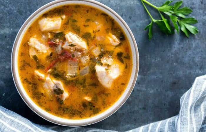 receta sopa de pescado