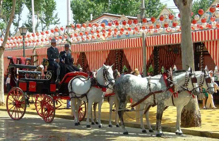 Carruajes de caballos de Sevilla