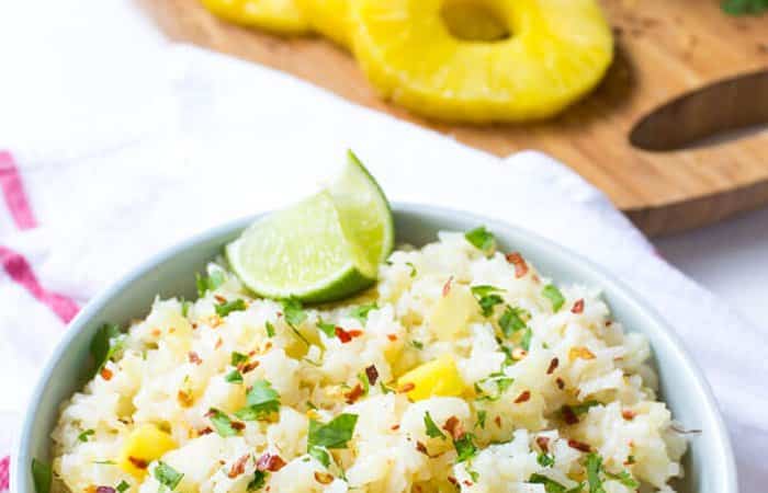 arroz con piña