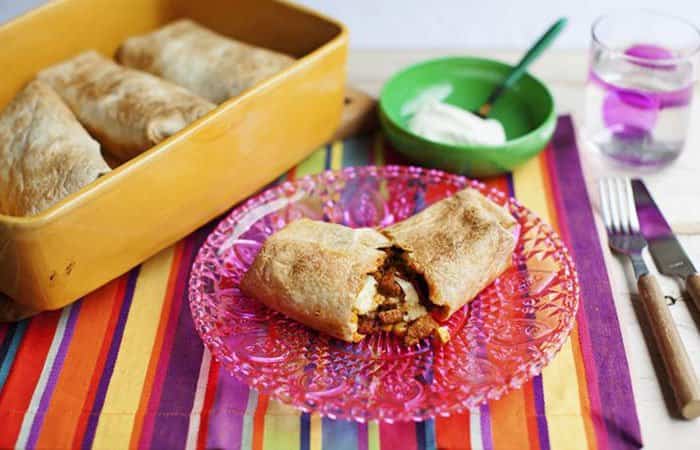 recetas para niños con alergias burrito