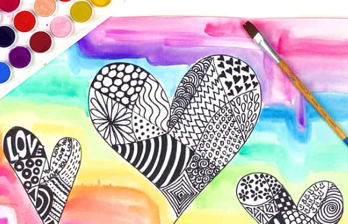 Zentangle arte para niños