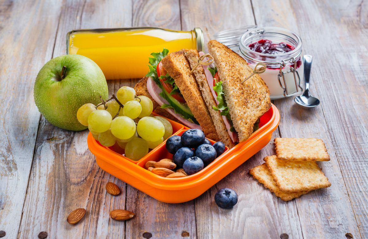 Merienda saludable para los niños