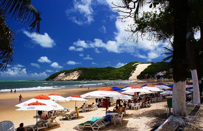 Brasil, praia Ponta Negra, Natal